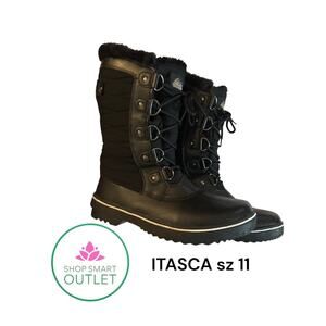 Itasca Size 11 Black Snow Boots